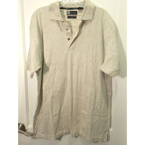 Jos. A. Bank Other - Jos. A. Bank Leadbetter Golf Beige Polo Shirt XL 100% Cotton Mercerized Soft